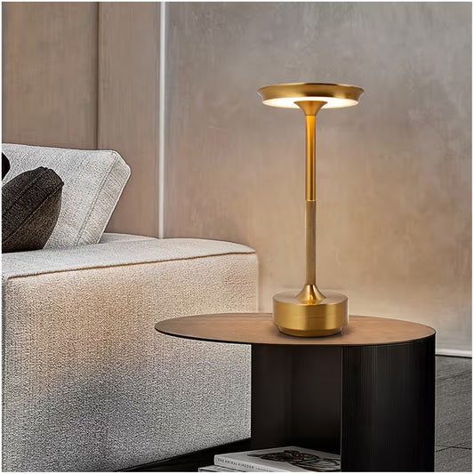 Lámpara de mesa escritorio luz LED regulable táctil LT01 Golden