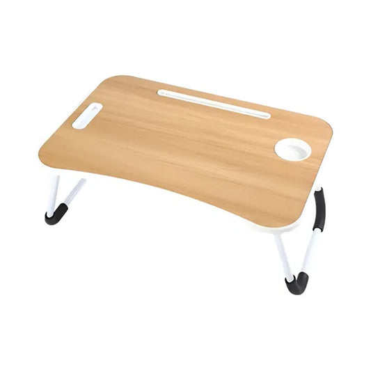 Mesa plegable para laptop sofá cama Multiusos con cajón DK01 - Color Madera