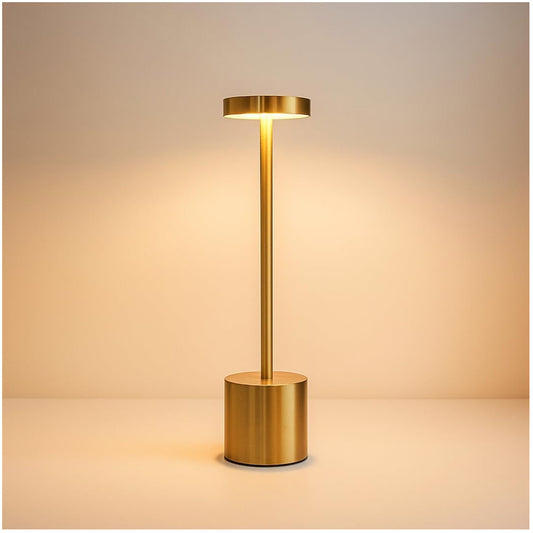 Lámpara escritorio mesa luz LED táctil regulable LT02 Golden