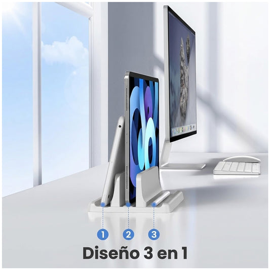 Soporte base vertical de escritorio para Laptop Tablet y celular ajustable Vaydeer SZ2S012