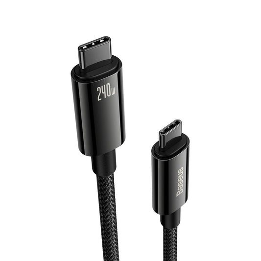 Cable de carga rápida 3m Baseus Tipo-C a Tipo-C 240W CAWJ040201