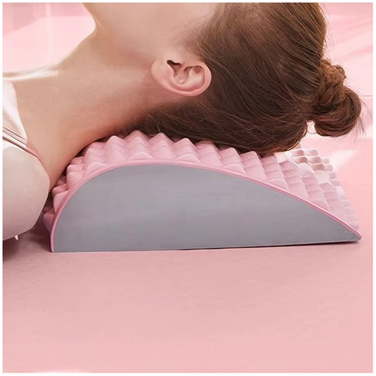 Cojín masaje respaldar lumbar corrector postura BSP02 Rosa