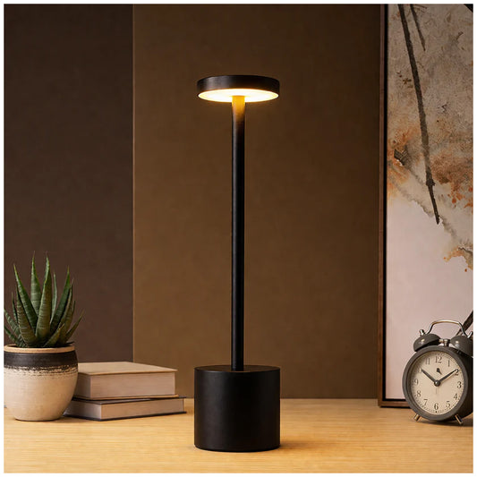 Lámpara escritorio mesa luz LED táctil regulable LT02 Negro