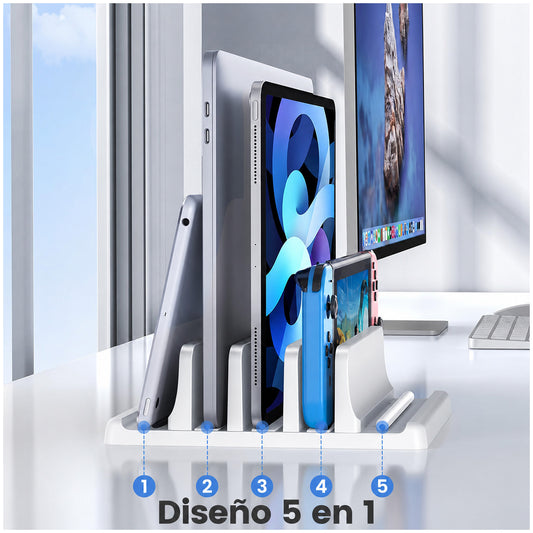 Soporte base vertical de escritorio para Laptop Tablet y celular ajustable SZ2S032 Vaydeer
