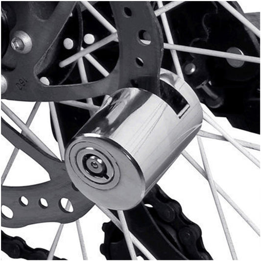 Candado de disco de freno para bicicleta cerradura antirrobo de seguridad acero LK01