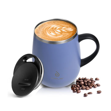 Taza térmica aislada 16oz Ideus acero inoxidable antiderrames Lila MUG01