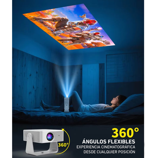 Proyector Y8S LED multimedia 4K Wifi HDMI Android