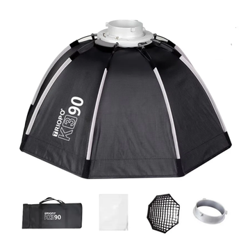 Softbox Triopo K3-90 Octabox 90cm difusor luz octagonal montura Bowens