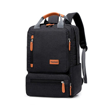 Mochila Vintage Laptop Notebook Casual Impermeable BP25 - Negro