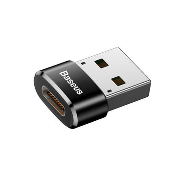 Adaptador USB tipo C hembra a USB Macho 3A Baseus CAAOTG-01