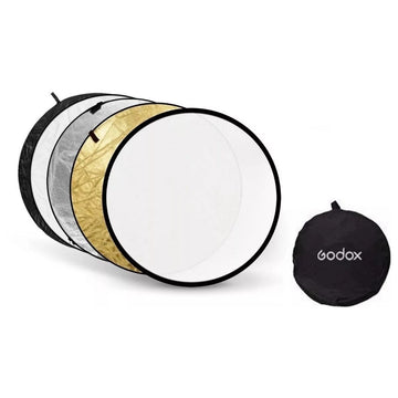 Godox Reflector de luz 5 en 1 redondo 110cm plegable RFT05