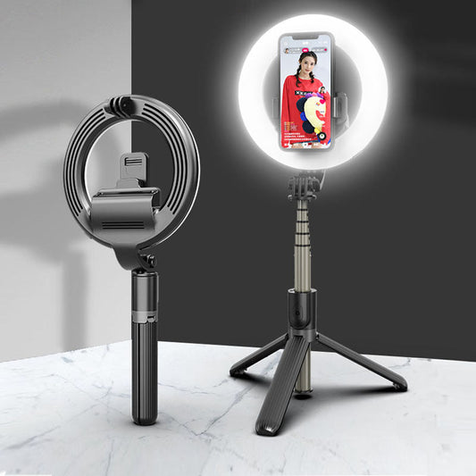 Trípode monopod selfie Bluetooth con Anillo de Luz LED L07